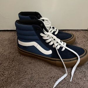 Van’s high top pro skate shoes